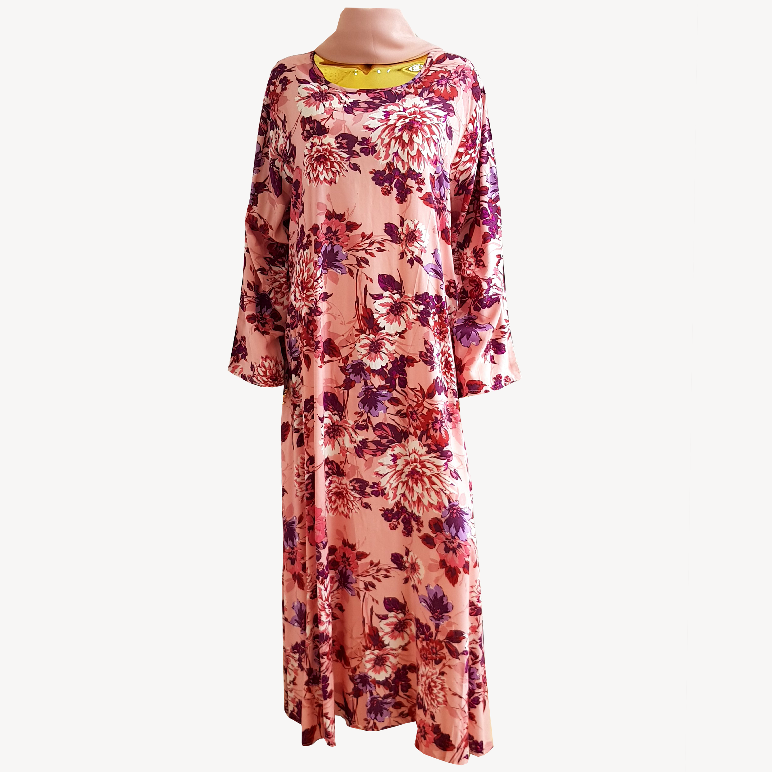 Floral Harmony Abaya
