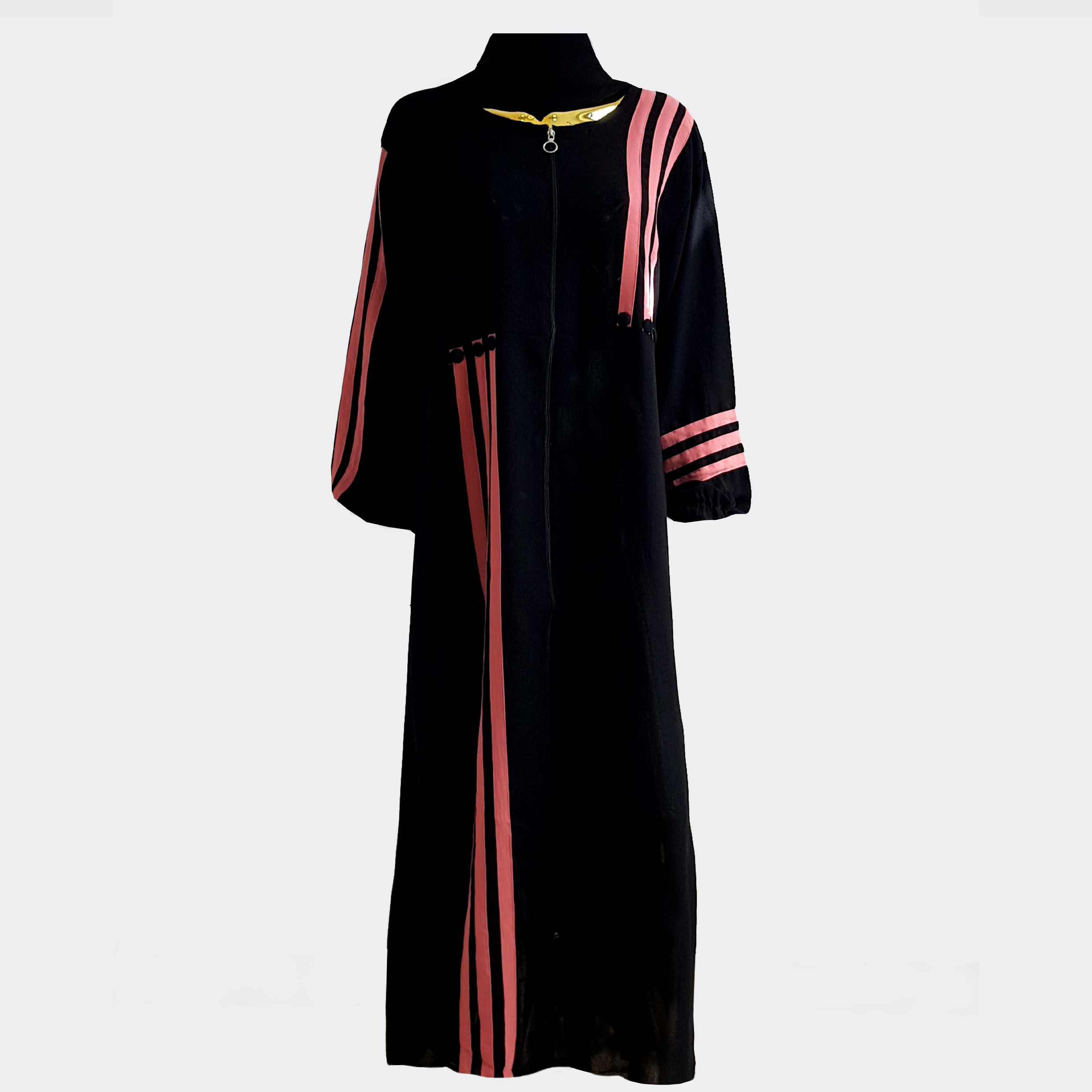 Adidas-Inspired Line Detail Abaya