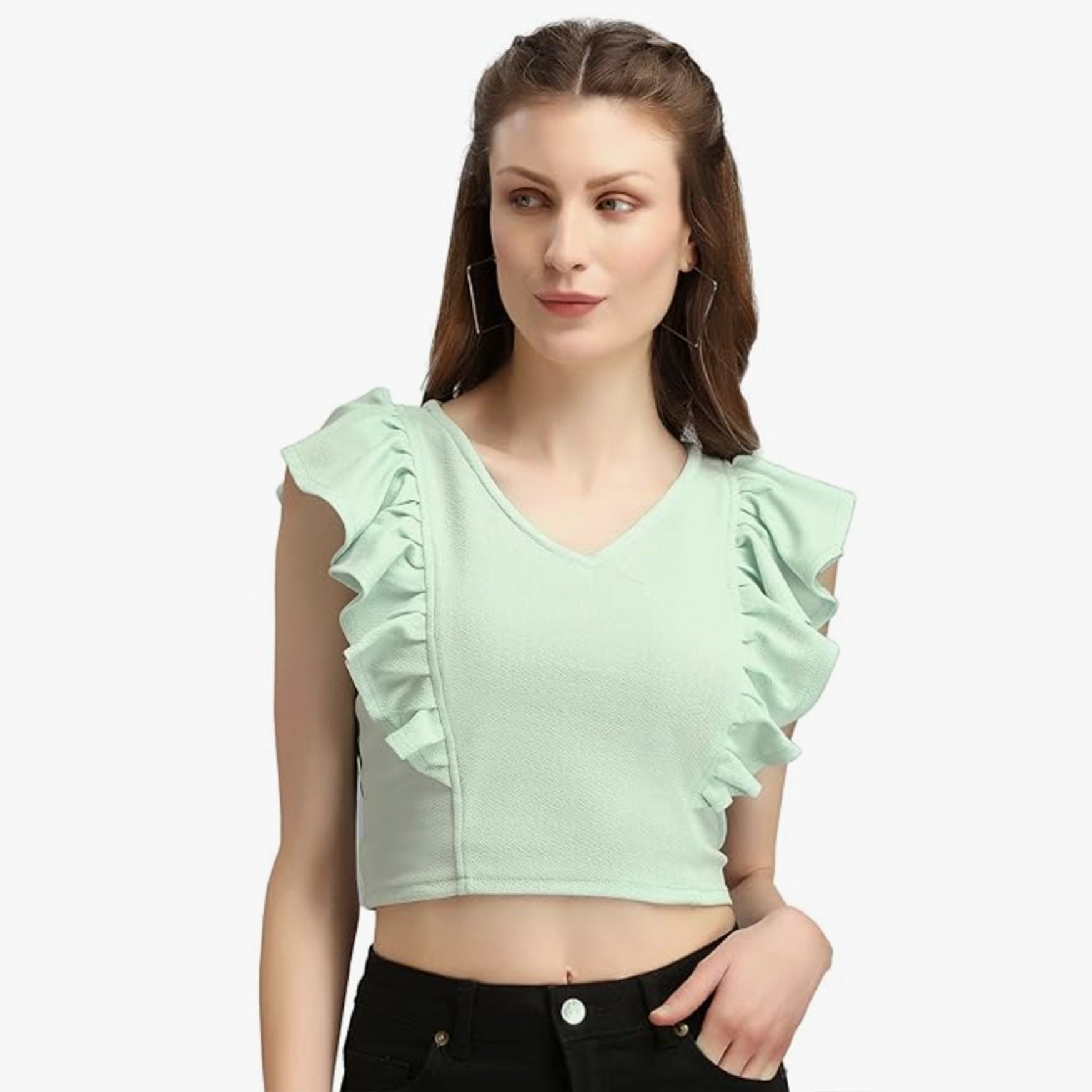 JUNEBERRY® Tie-Dye Round Neck Half Sleeve Regular Fit T-Shirts for Women/Girls