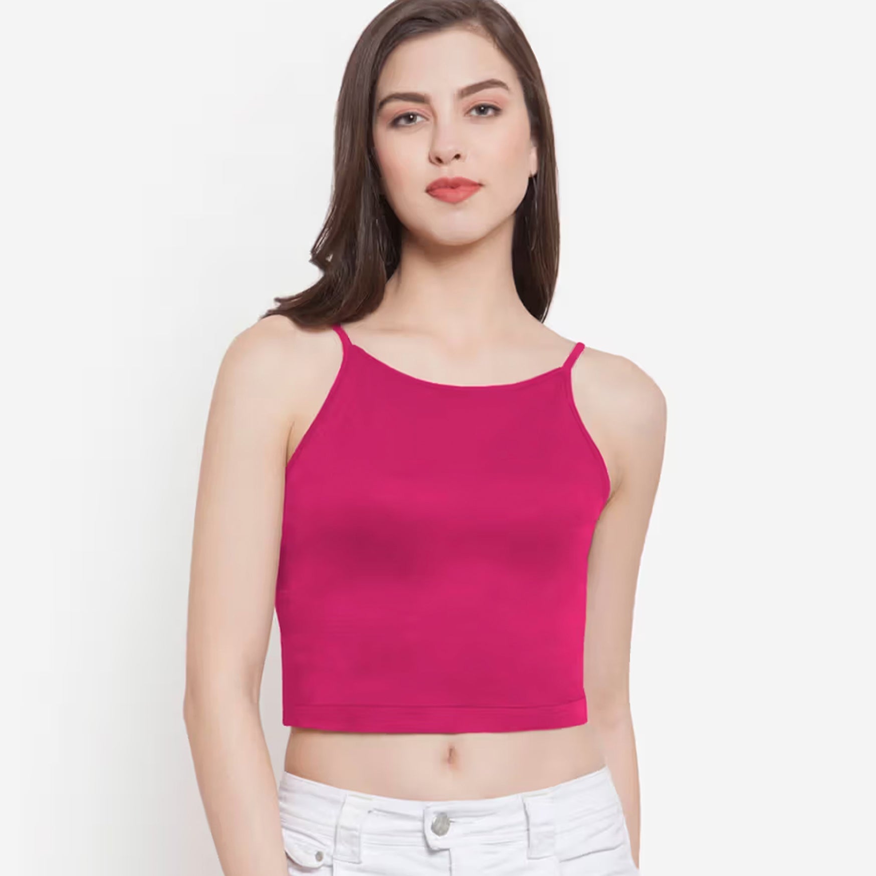 MARTINI Dark Pink Viscose Tank Top (XS)