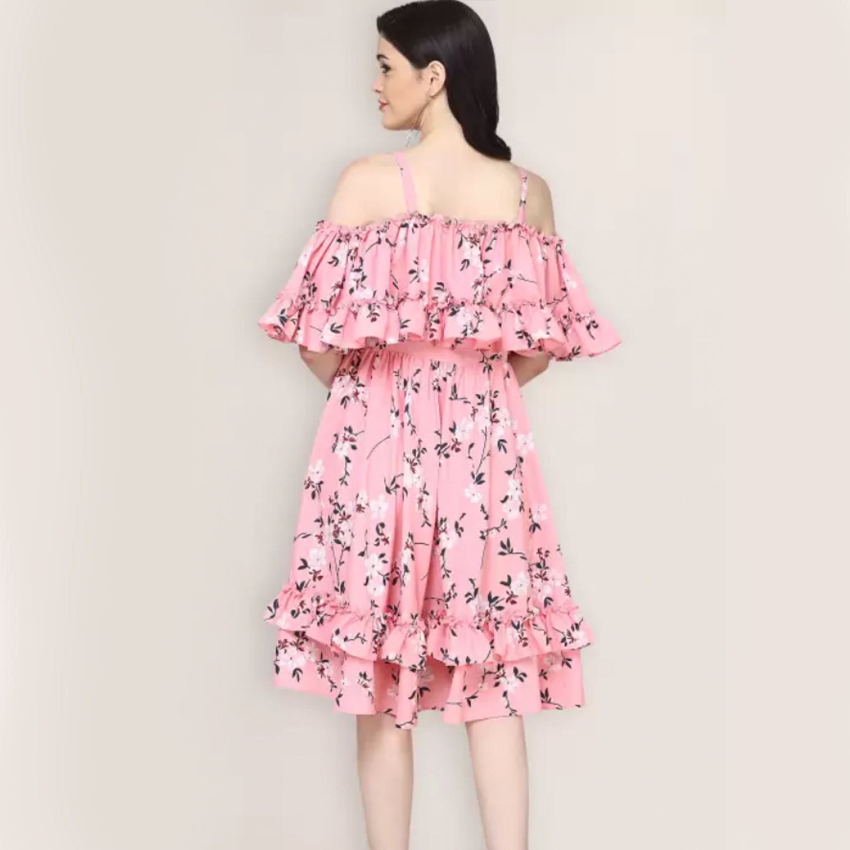 Oomph! Women Ruffled Pink Dress