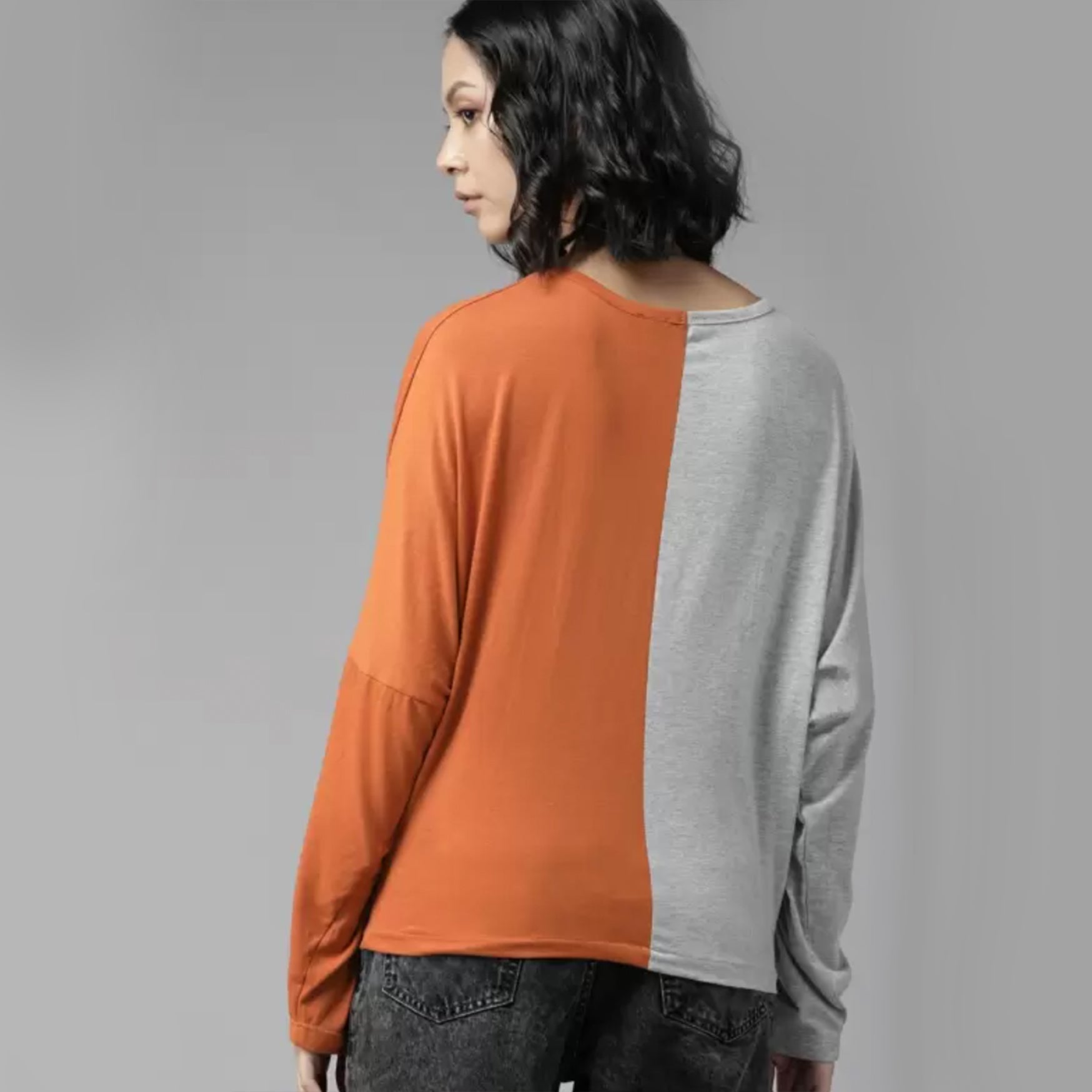 Roadster Casual Color Block Women Orange...