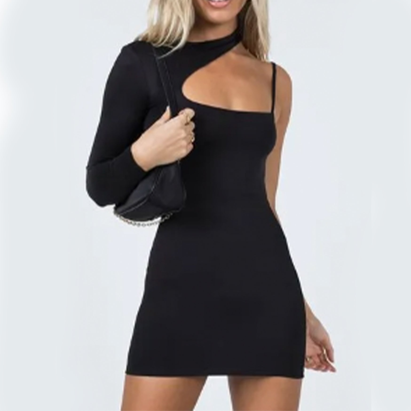 Simplicity Bodycon Dress - Black XS