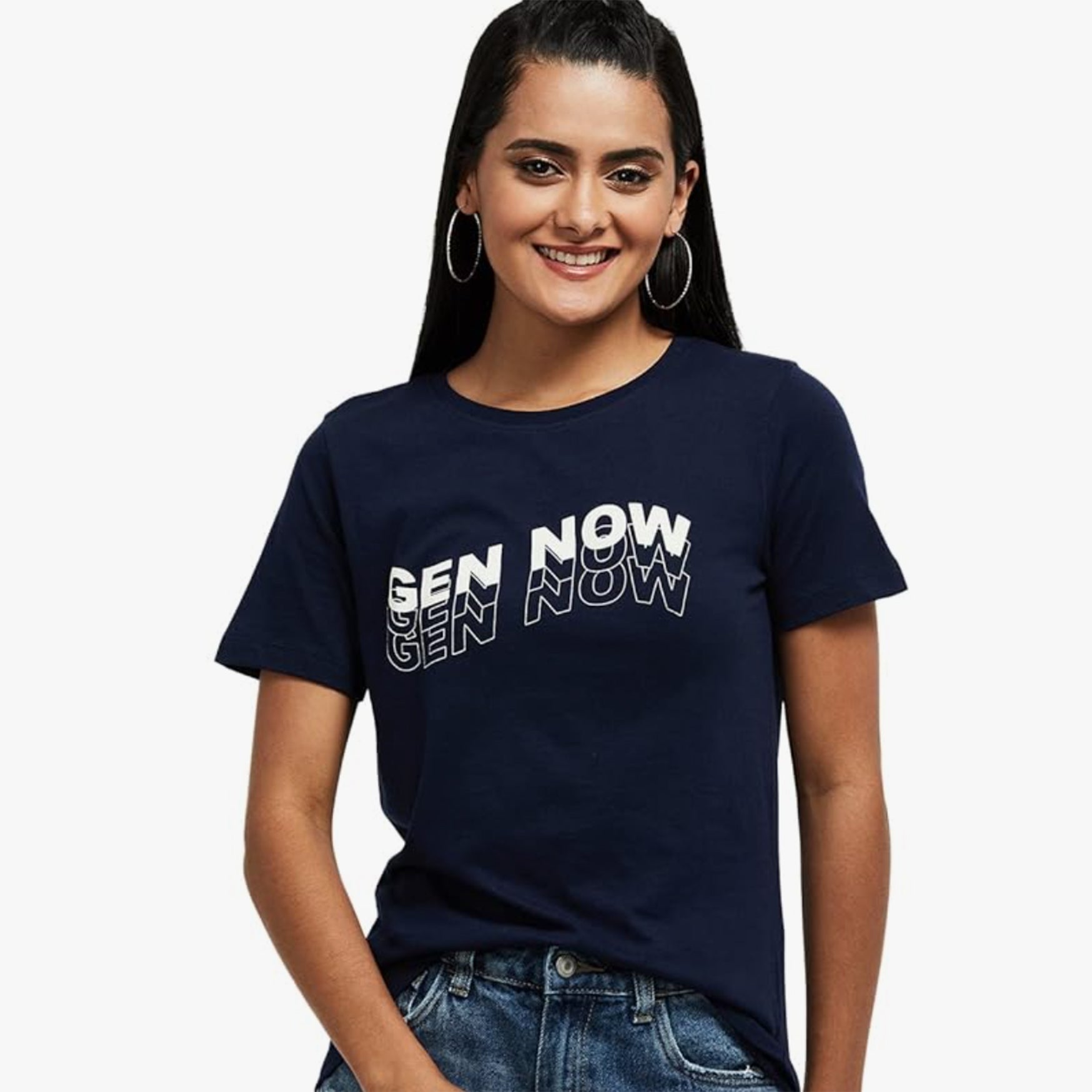 Van Heusen Women's Solid Regular fit T-Shirt (VWCTURGB242139_Maroon XS)
